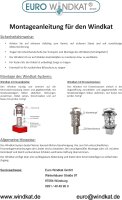 Windkat mit rundem Einschub 180 + Einschub 176 mm