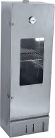 Massiver Edelstahl Räucherofen/Räucherschrank 120 cm Höhe + Sichtscheibe