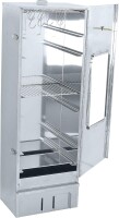 Massiver Edelstahl Räucherofen/Räucherschrank 120 cm Höhe + Sichtscheibe