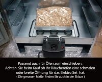Elektro Heizung für Räucherofen mit breiter Halterung