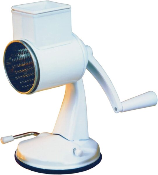 Multifunktions Reibemaschine mit Saugfuß mit 2 Trommeln