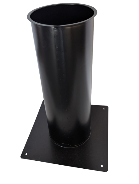 DN 180 schwarz - Höhe 500 mm