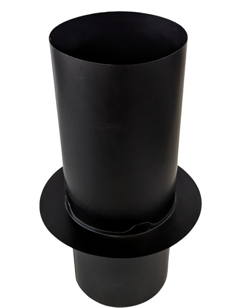 DN 200 schwarz mit Einschub 196 mm - Höhe 310 mm